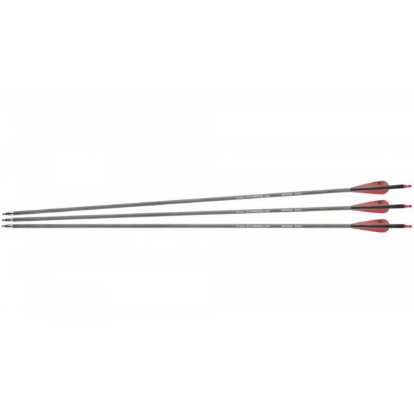 NXG Carbon Pfeile 30" Spine 350 3 Stück für Bogen