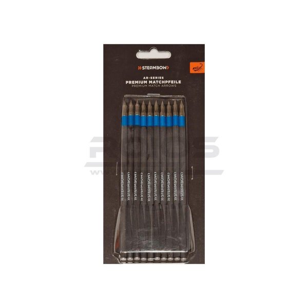 STEAMBOW Stinger AR-Series Carbon-Matchpfeile (10 Stück)