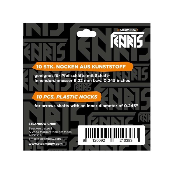 STEAMBOW FENRIS Spezialnocken - Ersatz-Nocken (10 Stück)