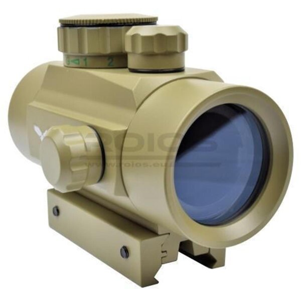 Red/Green Dot - Rot/Grün Leuchtpunkt-Zielgerät 40mm - Tan - JS