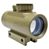 Red/Green Dot - Rot/Grün Leuchtpunkt-Zielgerät 40mm - Tan - JS