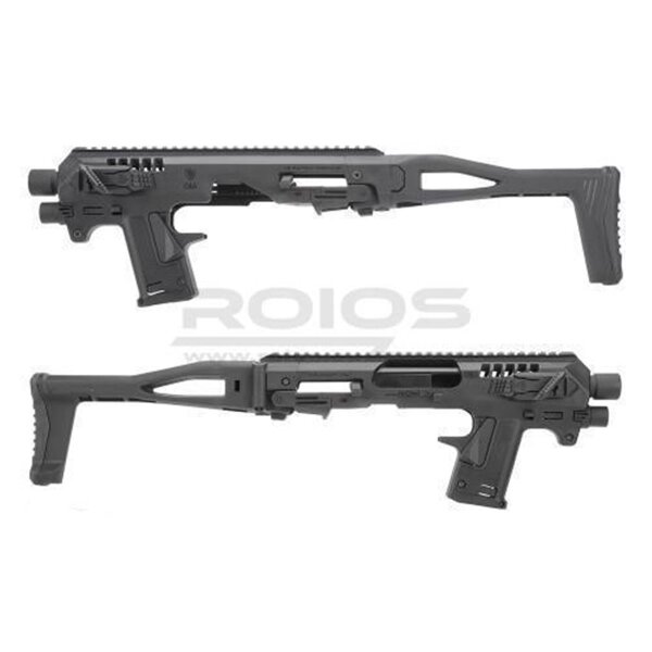 CAA Micro Roni Kit Carbine Conversion Kit für GLOCK 17-19-22 AS - Schwarz